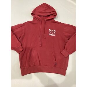 Vineyard Vines Mens Large Red 98 Graphic Pullover Hoodie Sweatshirt Fleece